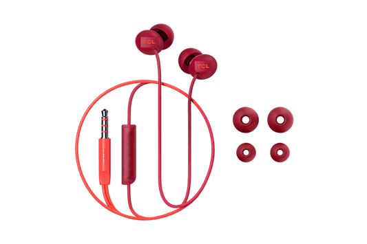 TCL Sunset Orange In-ear Headphones with Mic - SOCL300OR