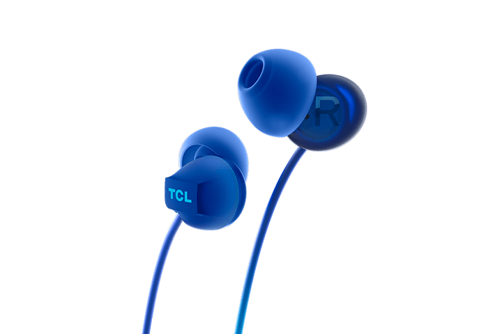 TCL Ocean Blue In-ear Headphones with Mic - SOCL300BL