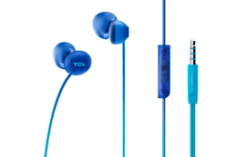TCL Ocean Blue In-ear Headphones with Mic - SOCL300BL