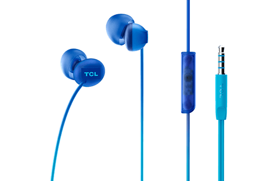 TCL Ocean Blue In-ear Headphones with Mic - SOCL300BL