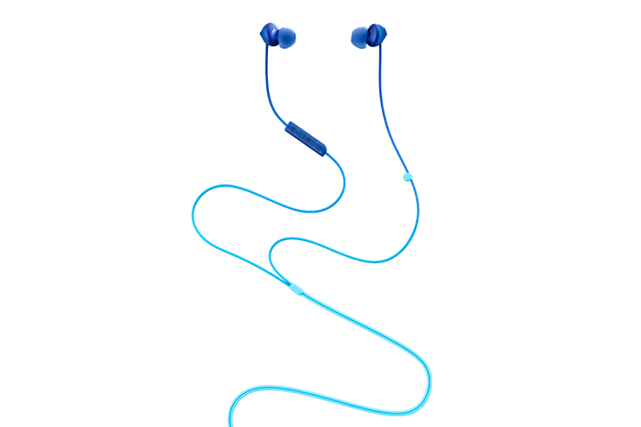 TCL Ocean Blue In-ear Headphones with Mic - SOCL300BL