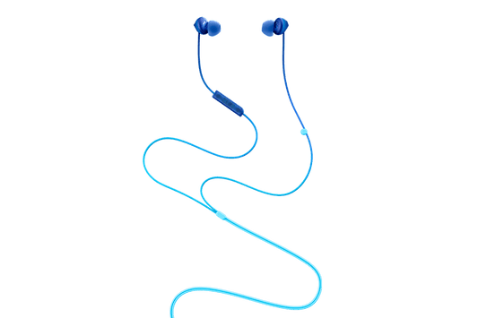 TCL Ocean Blue In-ear Headphones with Mic - SOCL300BL