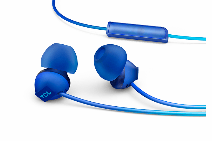 TCL Ocean Blue In-ear Headphones with Mic - SOCL300BL