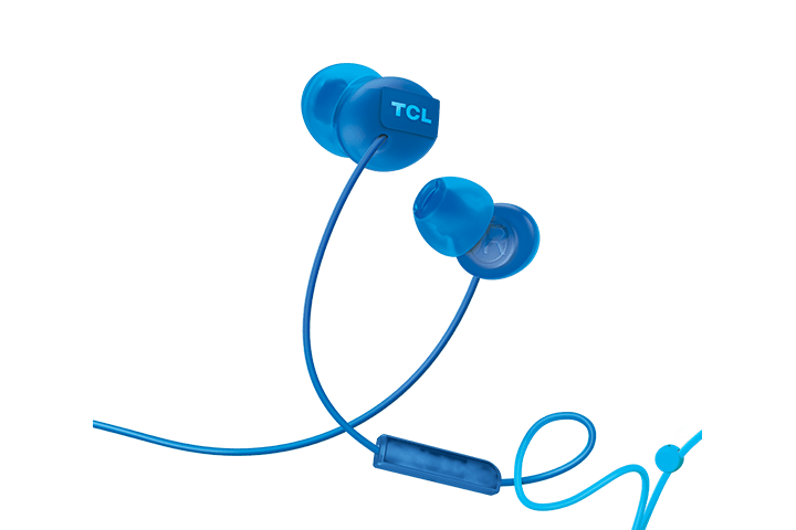 TCL Ocean Blue In-ear Headphones with Mic - SOCL300BL