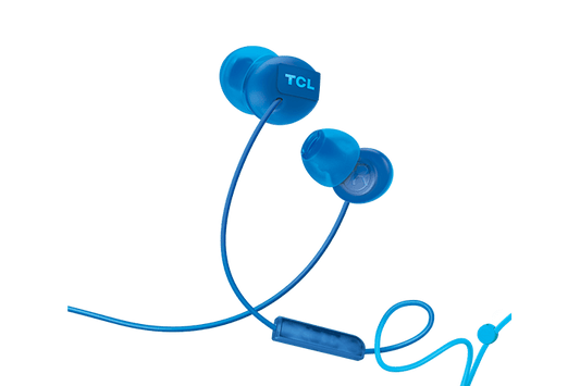 TCL Ocean Blue In-ear Headphones with Mic - SOCL300BL