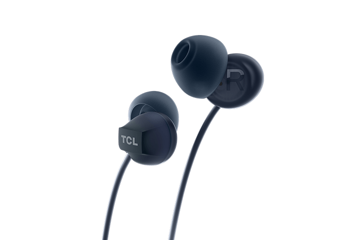 TCL Phantom Black In-ear Headphones with Mic - SOCL300BK