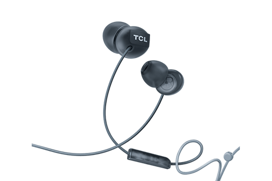 TCL Phantom Black In-ear Headphones with Mic - SOCL300BK