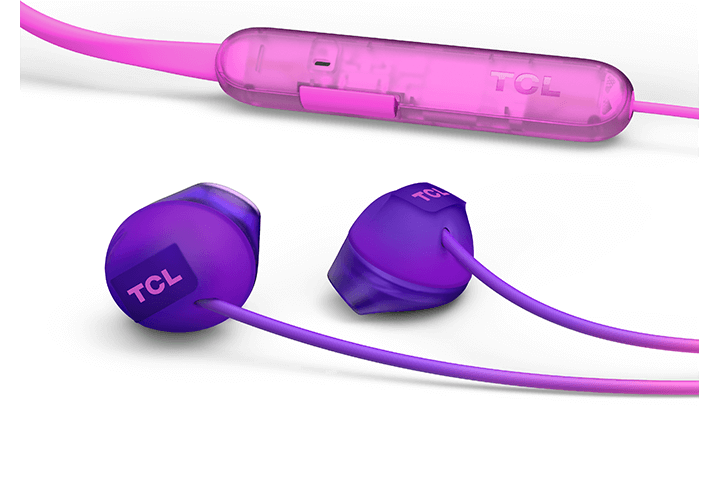 TCL Sunrise Purple Wireless In-ear Bluetooth Headphones with Mic - SOCL200BTPP
