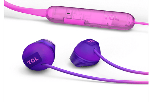 TCL Sunrise Purple Wireless In-ear Bluetooth Headphones with Mic - SOCL200BTPP