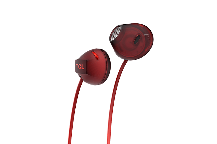 TCL Sunset Orange Wireless In-ear Bluetooth Headphones with Mic - SOCL200BTOR