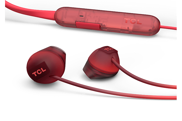 TCL Sunset Orange Wireless In-ear Bluetooth Headphones with Mic - SOCL200BTOR