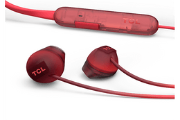 TCL Sunset Orange Wireless In-ear Bluetooth Headphones with Mic - SOCL200BTOR