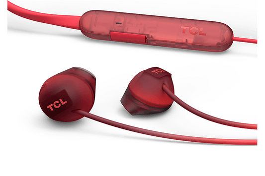 TCL Sunset Orange Wireless In-ear Bluetooth Headphones with Mic - SOCL200BTOR