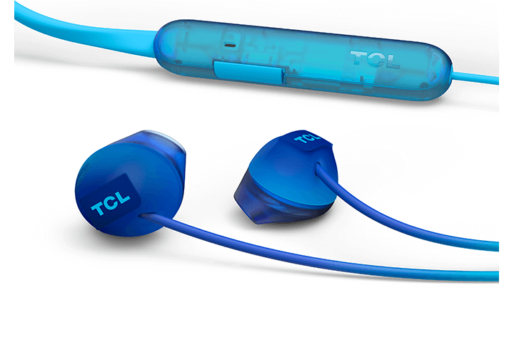 TCL Ocean Blue Wireless In-ear Bluetooth Headphones with Mic - SOCL200BTBL