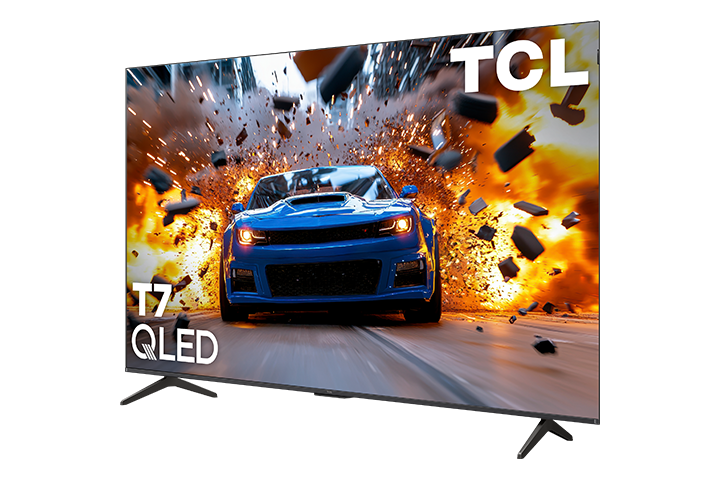 TCL 75" T7 Series 4K UHD HDR QLED Smart TV with Google TV – 75T7
