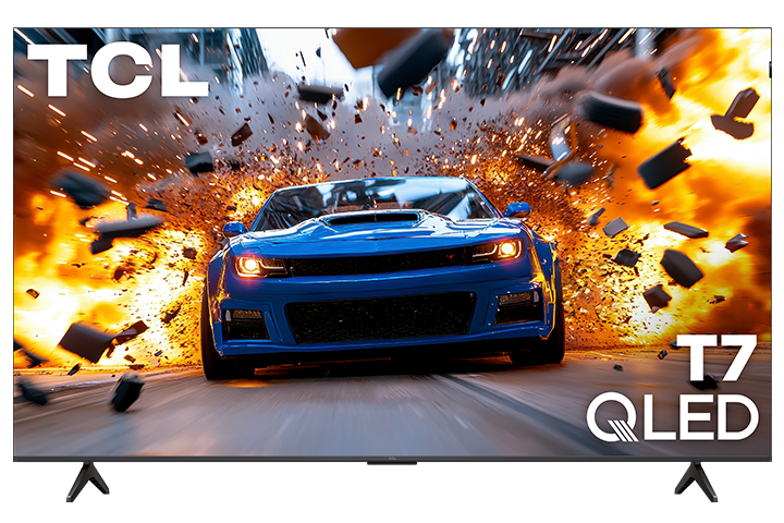 TCL 85" T7 Series 4K UHD HDR QLED Smart TV with Google TV – 85T7