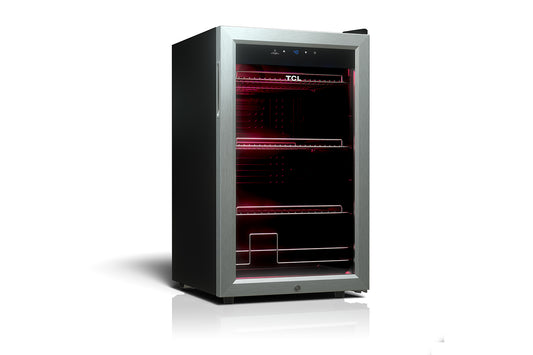 TCL 102 Cans / 20 Wine Bottles Freestanding Wine and Beverage Cooler - TRE24S4MAS