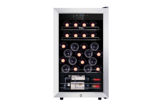 TCL 102 Cans / 20 Wine Bottles Freestanding Wine and Beverage Cooler - TRE24S4MAS