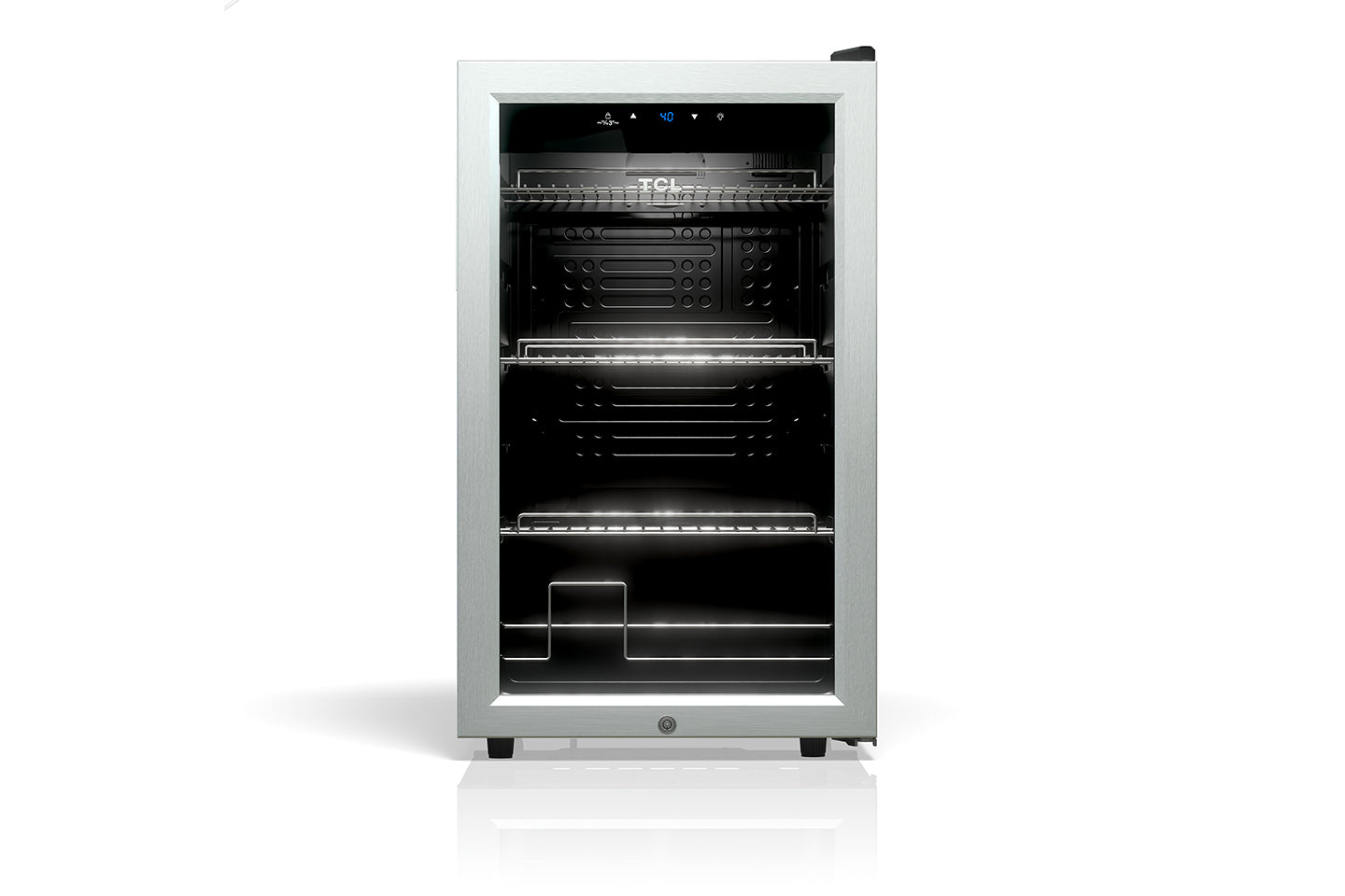 TCL 102 Cans / 20 Wine Bottles Freestanding Wine and Beverage Cooler - TRE24S4MAS