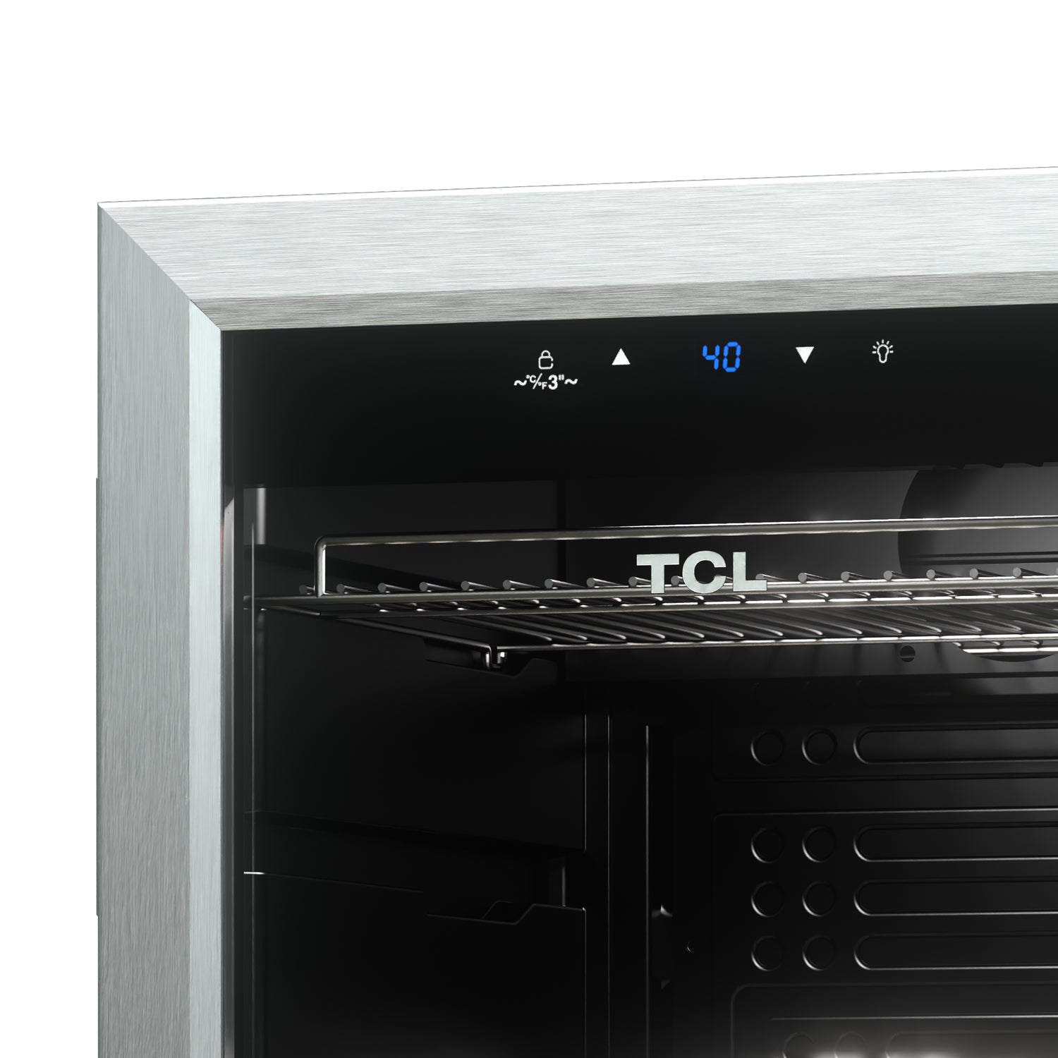 TCL 102 Cans / 24 Wine Bottles Freestanding Wine and Beverage Cooler - TRE24S4AMS