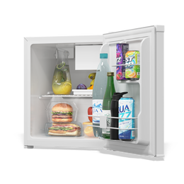TCL 1.7 Cu. Ft Single Door Compact Refrigerator with Chiller – White TRM017S4AW