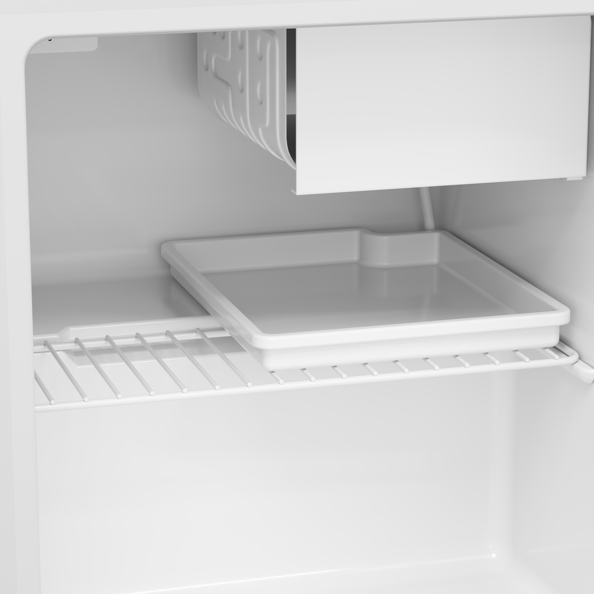 TCL 1.7 Cu. Ft Single Door Compact Refrigerator with Chiller – White TRM017S4AW