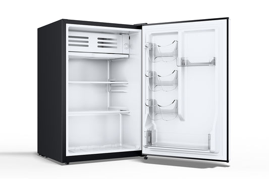 TCL 2.5-cu ft mini fridge with freezer(Black)Energy star