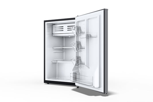 TCL 2.5-cu ft mini fridge with freezer(Black)Energy star
