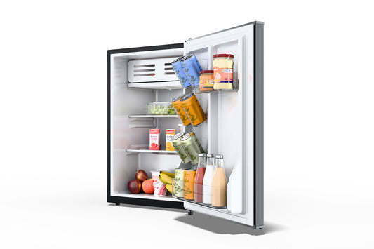 TCL 2.5-cu ft mini fridge with freezer(Black)Energy star
