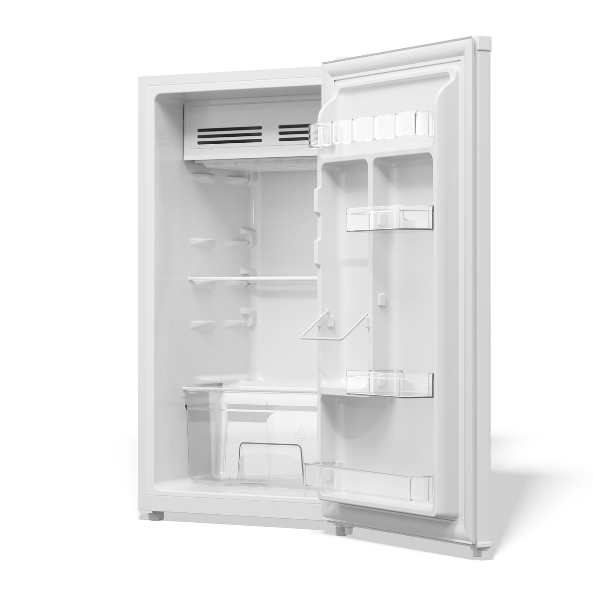 TCL 3.2 Cu. Ft. Single Door Compact Refrigerator with Chiller – White TRM032S4AW