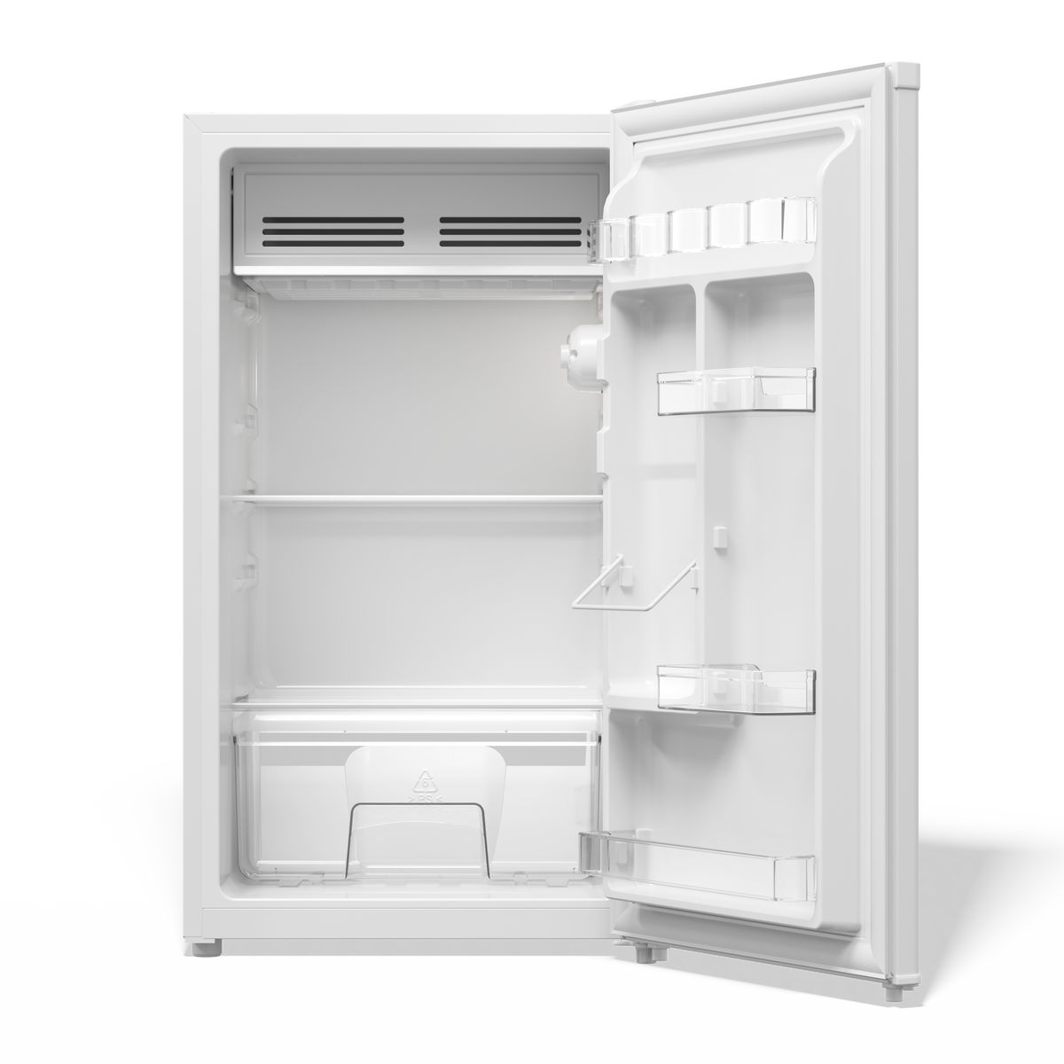 TCL 3.2 Cu. Ft. Single Door Compact Refrigerator with Chiller – White TRM032S4AW