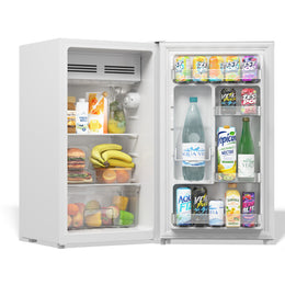 TCL 3.2 Cu. Ft. Single Door Compact Refrigerator with Chiller – White TRM032S4AW