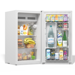 TCL 3.2 Cu. Ft. Single Door Compact Refrigerator with Chiller – White TRM032S4AW