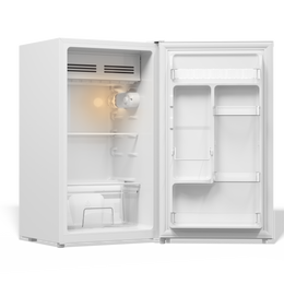 TCL 3.2 Cu. Ft. Single Door Compact Refrigerator with Chiller – White TRM032S4AW