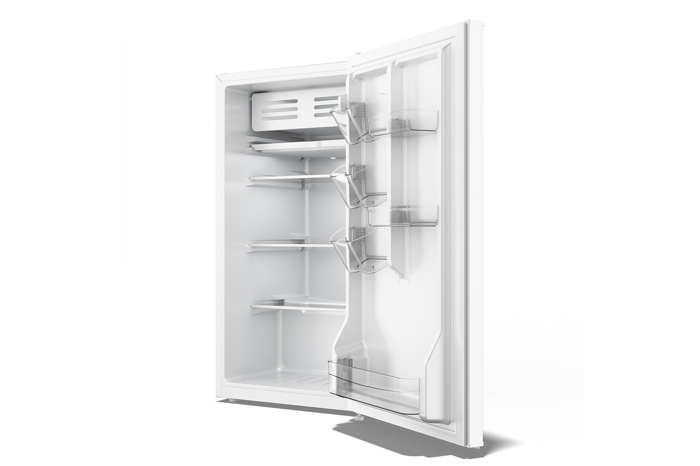 TCL 3.5-cu ft mini fridge with freezer(White)Energy star