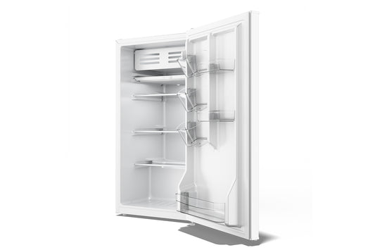 TCL 3.5-cu ft mini fridge with freezer(White)Energy star