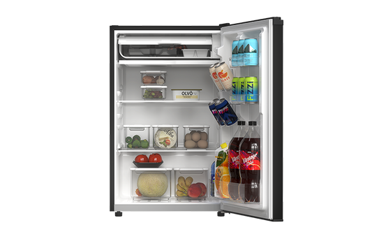 TCL 4.5 Cu.Ft Single Door Mini Refrigerator Black - TRM45S4AB