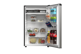 TCL 4.5 Cu.Ft Single Door Mini Refrigerator Silver - TRM45S4AV