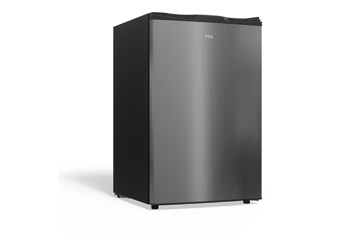 TCL 4.5 Cu.Ft Single Door Mini Refrigerator Silver - TRM45S4AV
