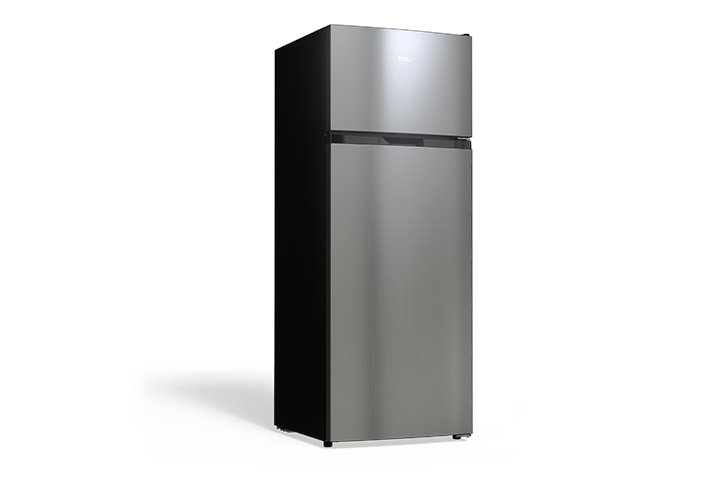 TCL 7.3 Cu.Ft. Two Door Refrigerator Stainless- TRT07T4AL