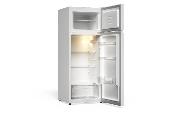 TCL 7.3 Cu.Ft. Two Door Refrigerator White - TRT07T4AW