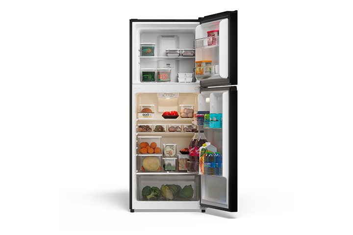 TCL 10.1 Cu.Ft. Two Door Refrigerator Black- TRT10T4AB