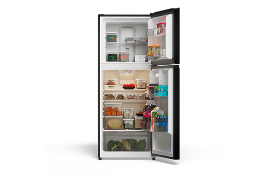 TCL 10.1 Cu.Ft. Two Door Refrigerator Black- TRT10T4AB
