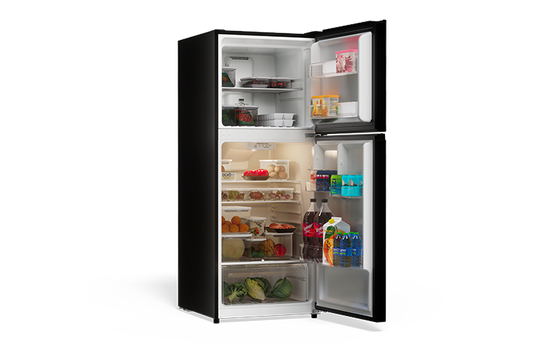 TCL 10.1 Cu.Ft. Two Door Refrigerator Black- TRT10T4AB