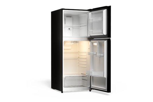 TCL 10.1 Cu.Ft. Two Door Refrigerator Black- TRT10T4AB