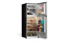 TCL 10.1 Cu.Ft. Two Door Refrigerator Stainless- TRT10T4AL