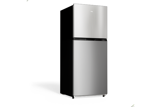TCL 10.1 Cu.Ft. Two Door Refrigerator Stainless- TRT10T4AL
