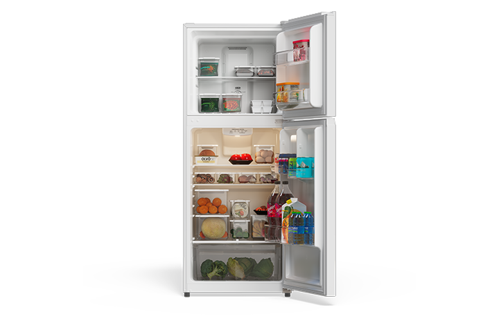 TCL 10.1 Cu.Ft. Two Door Refrigerator White - TRT10T4AW | TCL USA