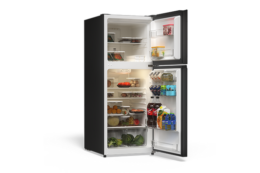 TCL 11.6 Cu.Ft. Two Door Refrigerator Black- TRT12T4AB