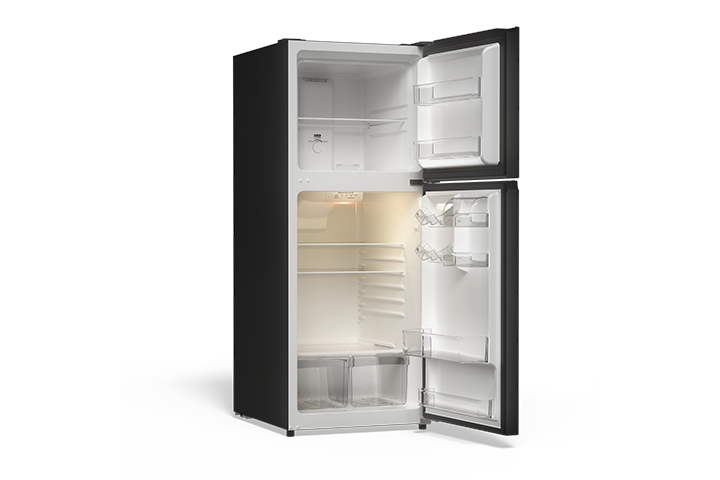 TCL 11.6 Cu.Ft. Two Door Refrigerator Black- TRT12T4AB